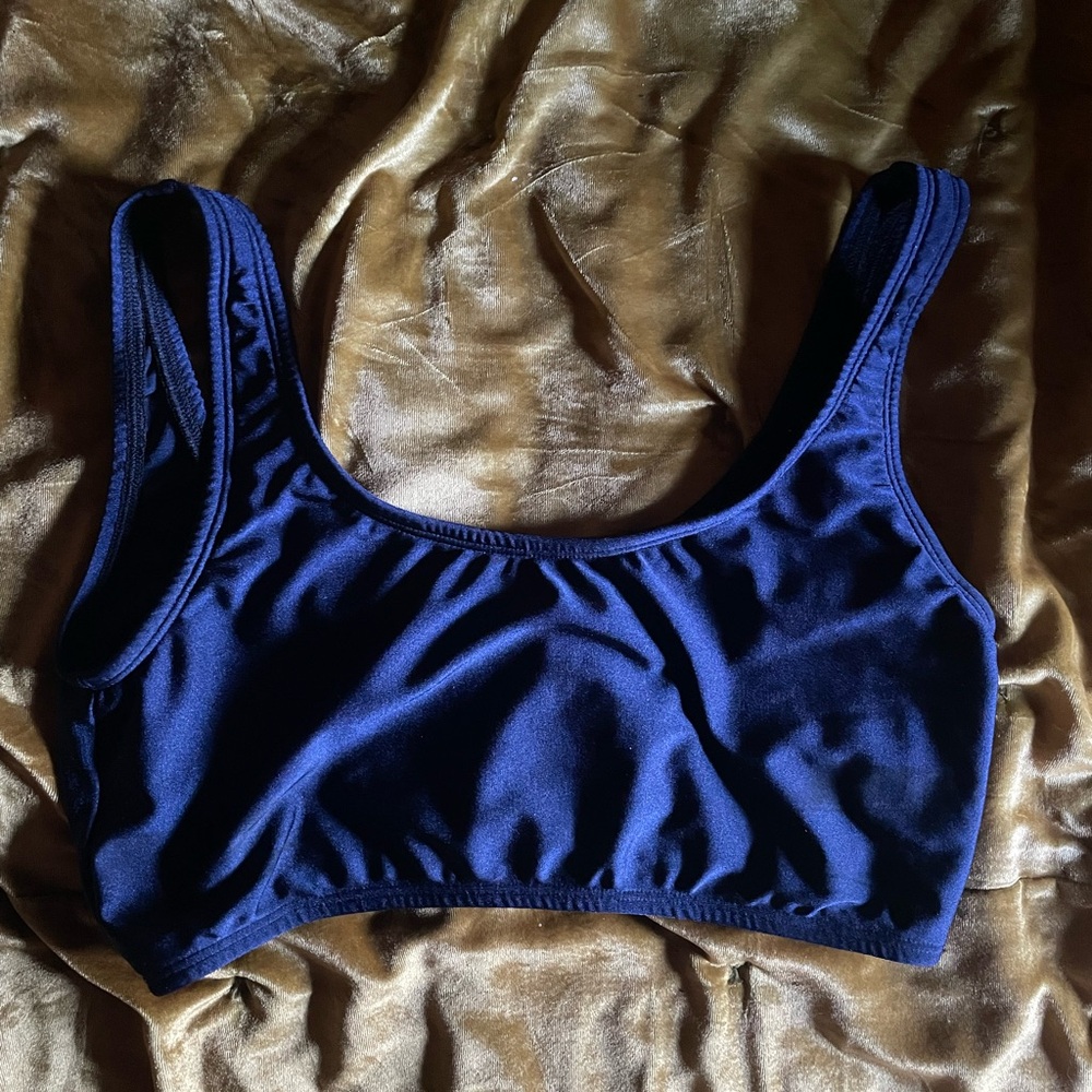 Minnow Bathers Swim Top Blue